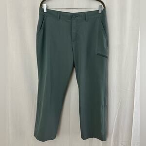 Eddie Bauer Gray Stretch Ripstop Crop Pant Womens Size 8